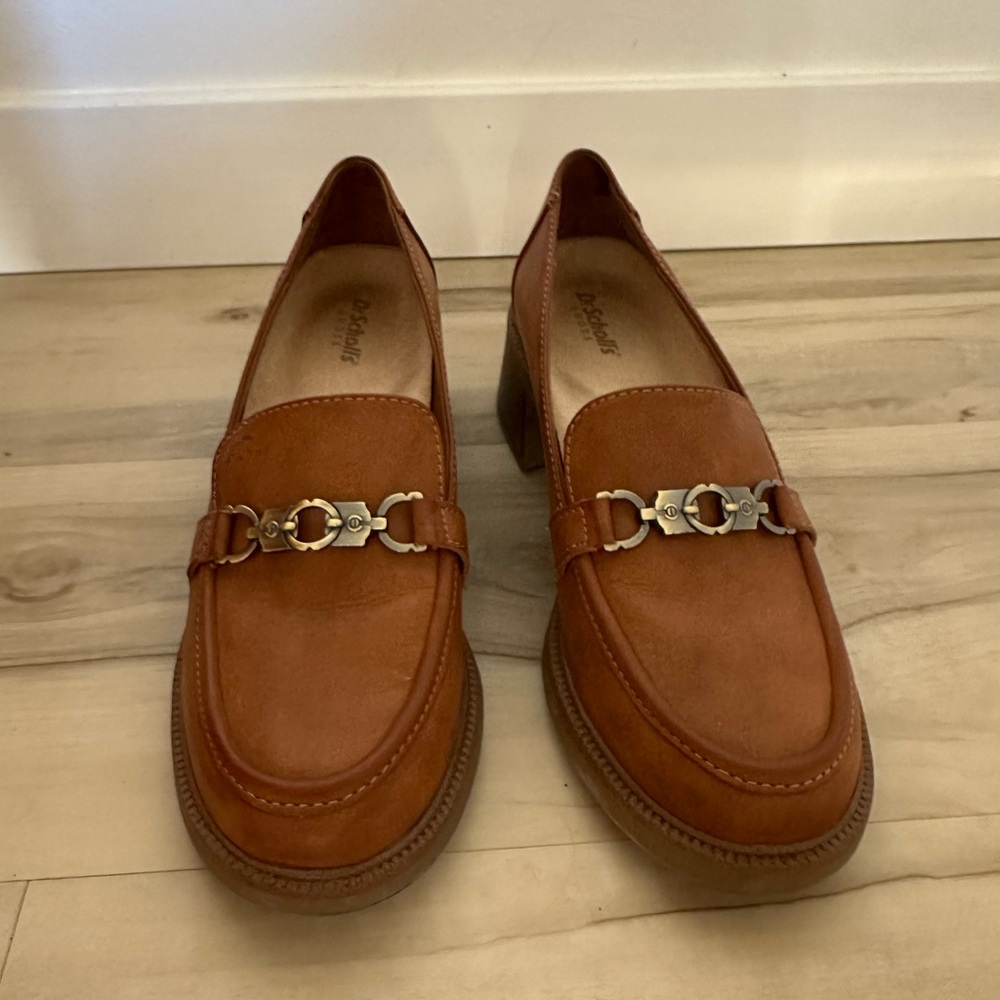 Dr. Scholls block heel loafer